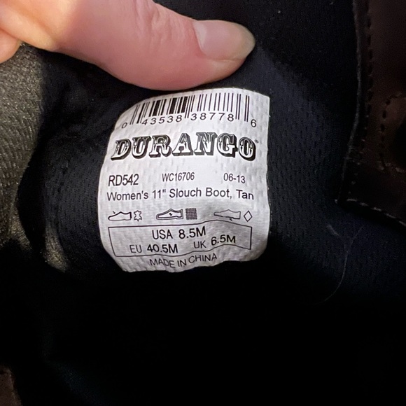 Womens slouchy cow boy boots 8.5 - Picture 2 of 5